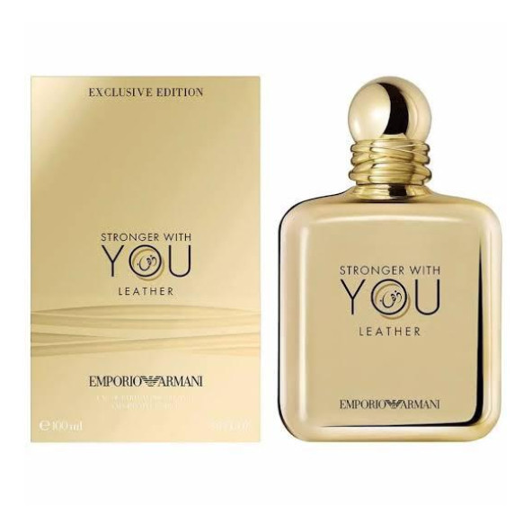 Emporio Armani Stronger With You Leather Edp Erkek Parfüm 100 Ml ürün görseli 1