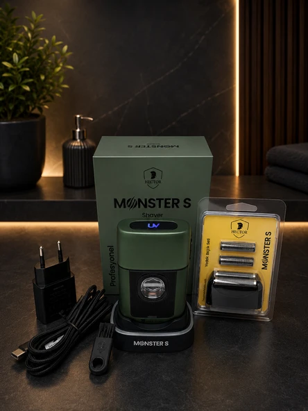 Hector Monster Yeşil Shaver Traş Makinesi ürün görseli 1