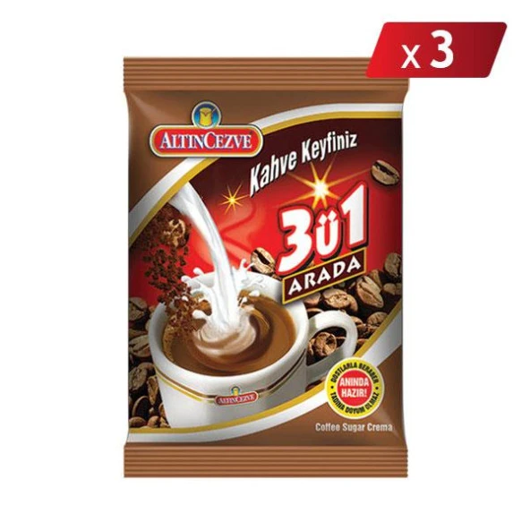 Altıncezve 3'ü 1 Arada Hazır Kahve 250 Gr - 3LÜ PAKET ürün görseli 1