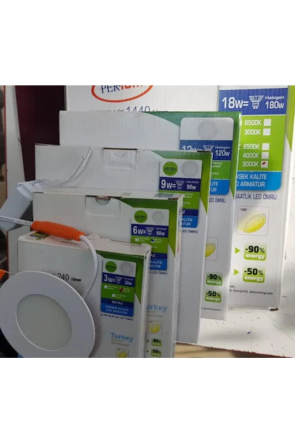 9w Led Panel Beyaz - Resim 3