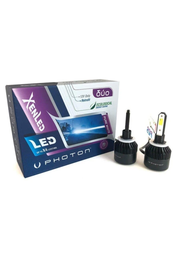 Photon Duo H27 880 Led Xenon 6000 Lümen Headlıght ürün görseli 1