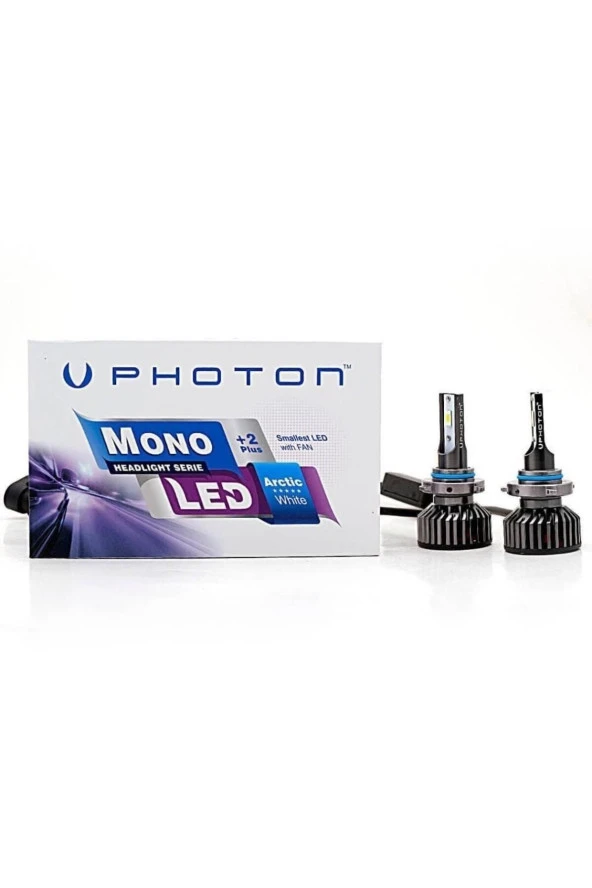 Photon Hb 3 9005 Mono Mini Led Xenon Beyaz Far Ampulu Şimşek Etkili Zenon Yeni Seri ürün görseli 1