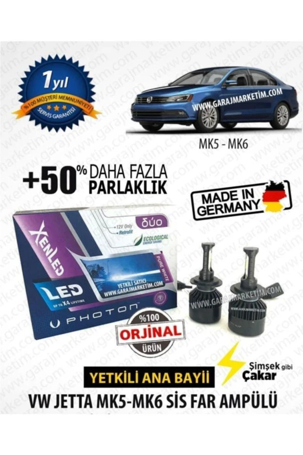 Photon Duo Hb4 9006 Led Xenon - Volkswagen Jetta Mk5-mk6 Sis Far ürün görseli 1