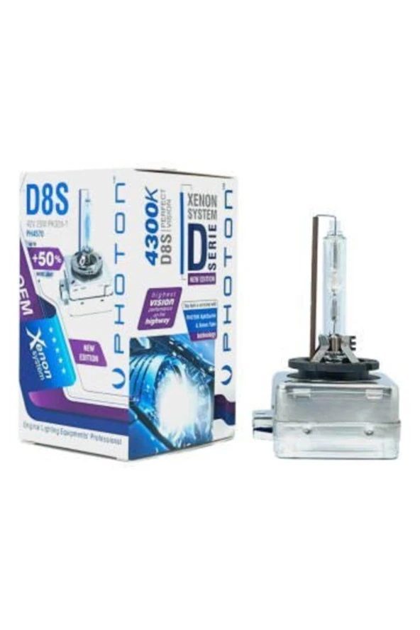 Photon D8s 4300k %50 Fazla Işık Oem Ampul ürün görseli 1