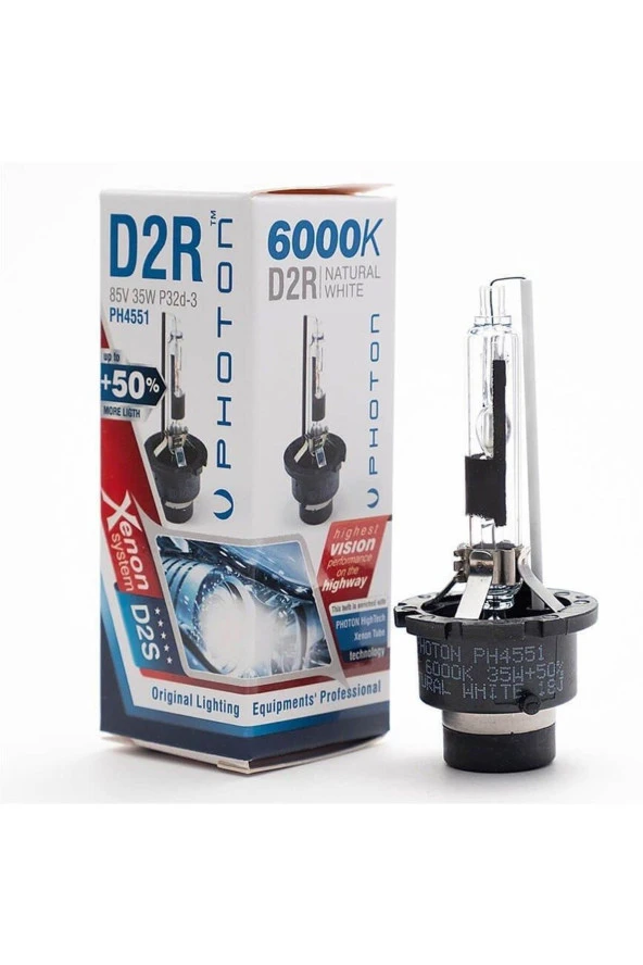 Photon D2r 6000k %50 Fazla Işık Xenon Ampul ürün görseli 1