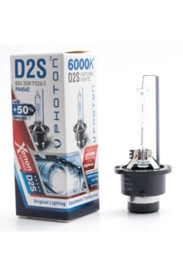 Photon D2s 6000k %50 Fazla Işık Zenon Xenon Ampul (1 Adet) ürün görseli 1