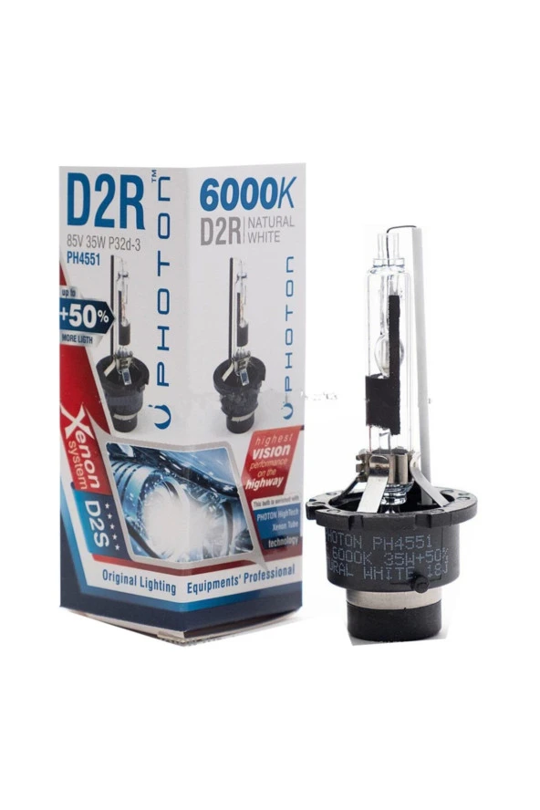 Photon D2r 6000k +%50 Fazla Işık Oem Ampul ürün görseli 1