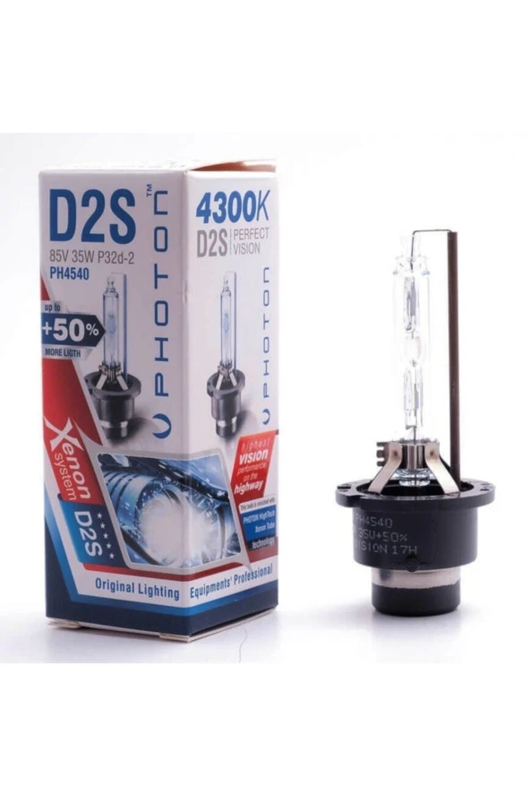 Photon 2 Adet Takım D2s 4300k %50 Fazla Işık Oem Ampul ürün görseli 1