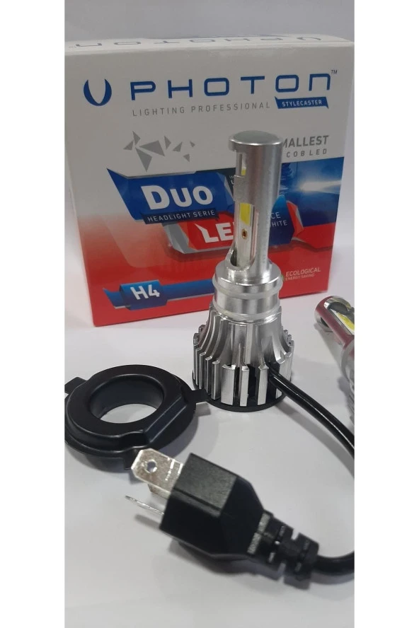 Photon Duo H4 Led Xenon 6000 Lümen 2023 Gri Seri ürün görseli 1