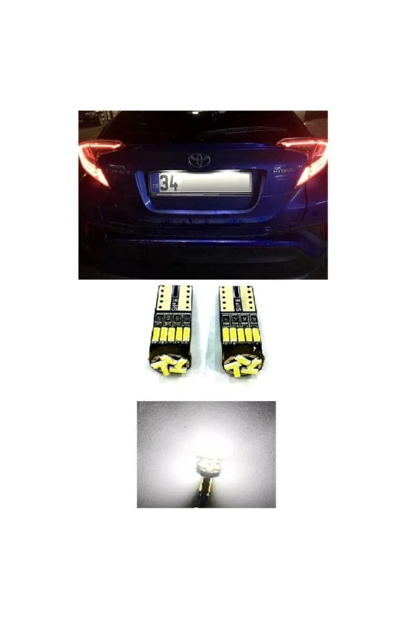 Fardoktoru Toyota C-hr Led Plaka Aydınlatma Ampulu T10 ürün görseli 1