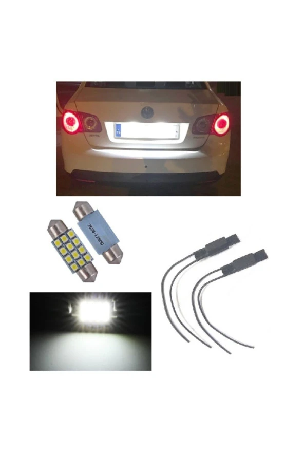 Fardoktoru Vw Jetta Mk5 Led Plaka Lambası Ampul Seti ürün görseli 1