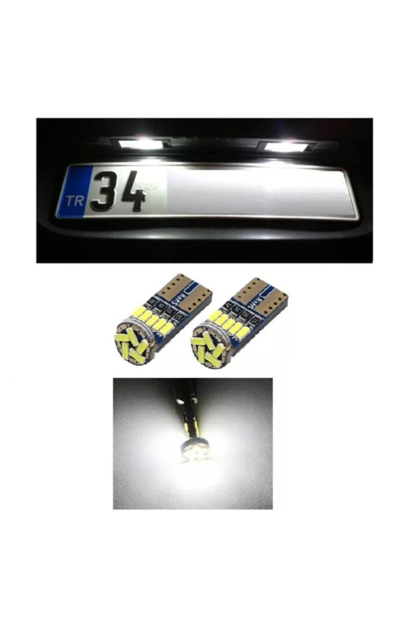 Fardoktoru Mazda 3 Led Plaka Lambası Aydınlatma Ampulü T10 W5w ürün görseli 1