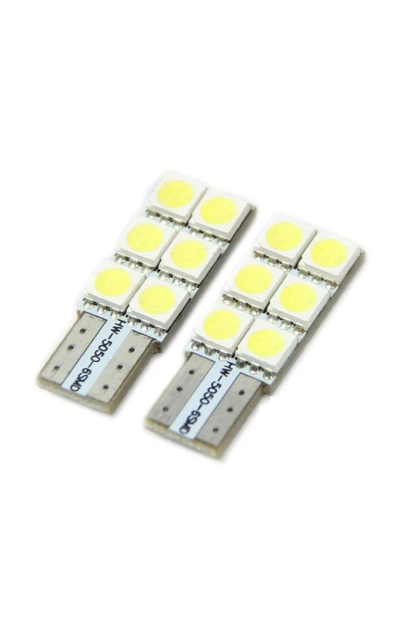 Fardoktoru T10 Duy 6 Smd Dipsiz Yönsüz Led Oto Ampulü - Beyaz ürün görseli 1