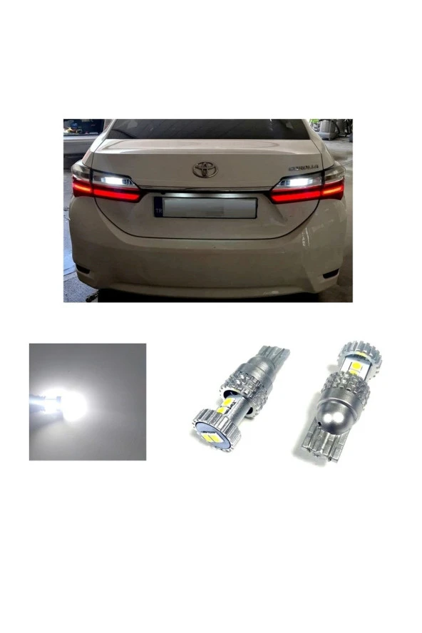 Fardoktoru Toyota Corolla Beyaz Led Geri Vites Ampulü W16w Ph7028 ürün görseli 1