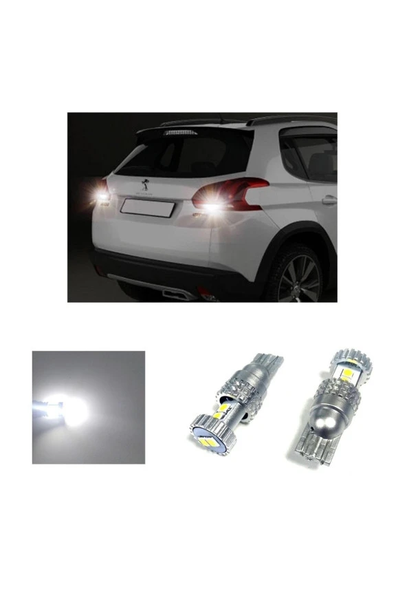 Fardoktoru Peugeot 2008 Led Geri Vites Ampulü T15 W16w Beyaz Ph7028 ürün görseli 1