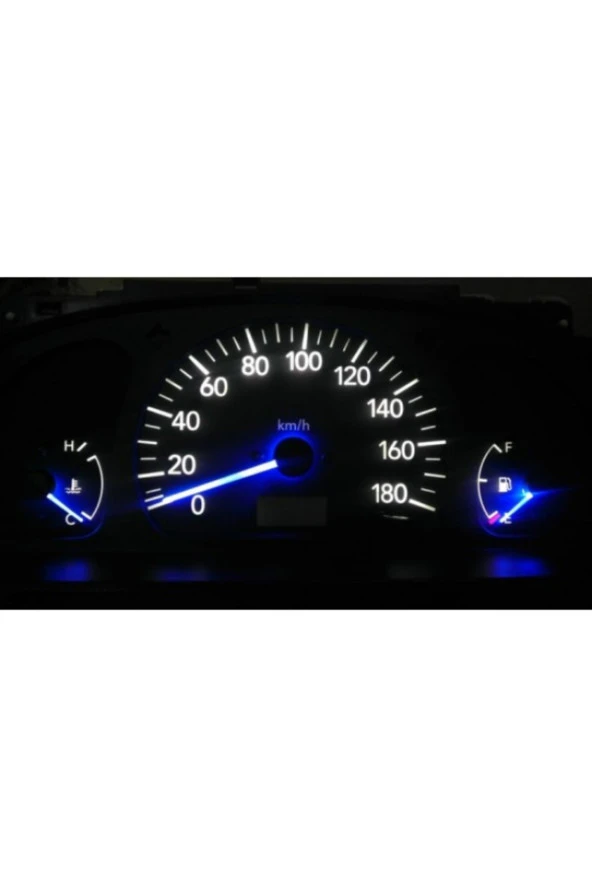 Fardoktoru T5 Led Oto Kilometre Kadran Ampulü Mavi 10 Adet ürün görseli 1