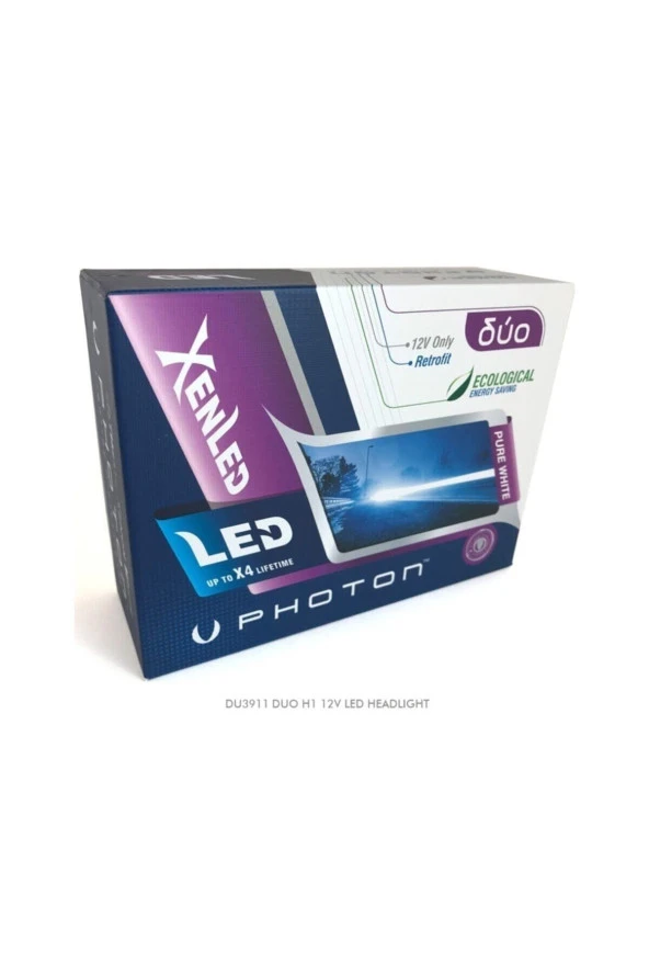 Photon Duo H1 12v Led Headlight - Resim 2