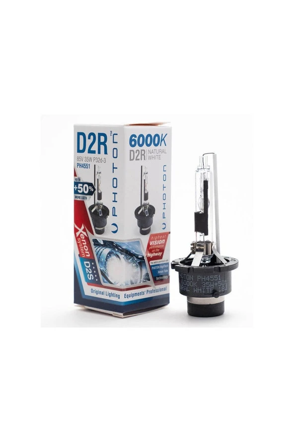 Photon D2r 6000k +%50 Fazla Işık Oem Ampul ürün görseli 1