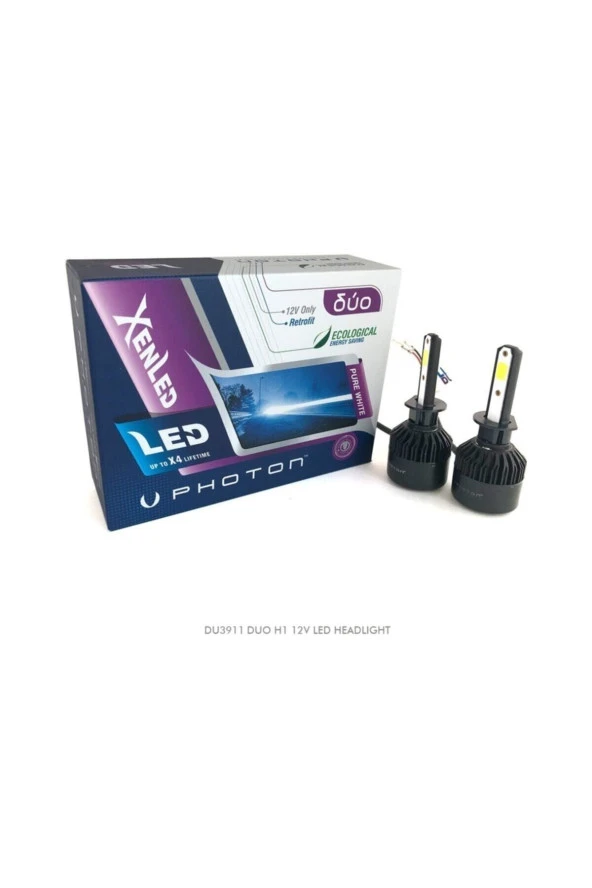 Photon Duo H1 12v Led Headlight - Resim 3