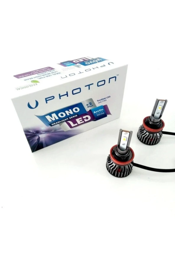 Photon Mono H11 12v Led Headlıght Şimşek Etkili Beyaz Ampul ürün görseli 1