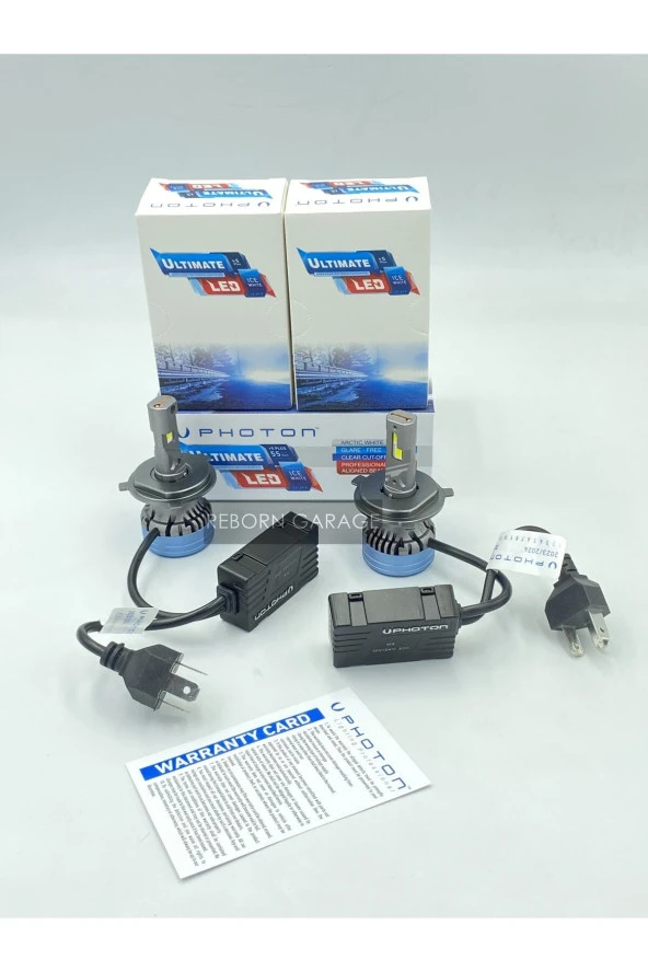 Photon Ultimate H4 +5 Plus Led Xenon 9500 Lumens - Resim 2