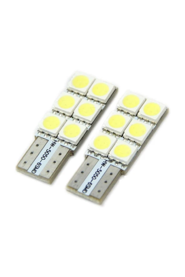 Fardoktoru T10 Duy 6 Smd Dipsiz Yönsüz Led Oto Ampulü - Beyaz Fardoktoru ürün görseli 1
