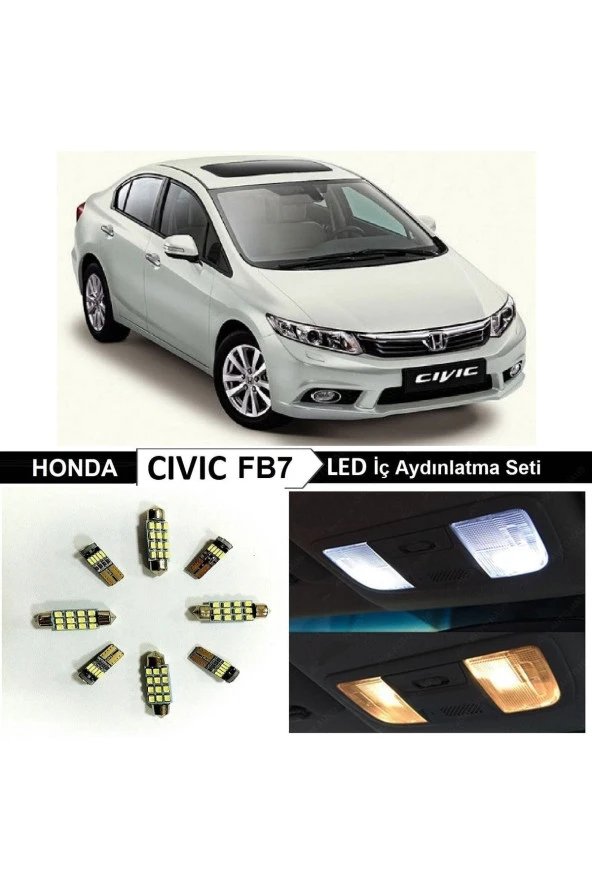 Fardoktoru Honda Civic Fb7 Led Iç Aydınlatma Seti (2013-2017) ürün görseli 1