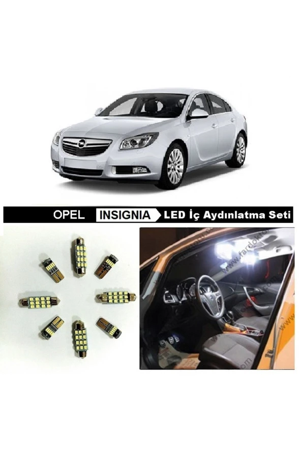 Fardoktoru Opel Insıgnıa Beyaz Led Iç Aydınlatma Ampul Seti ürün görseli 1