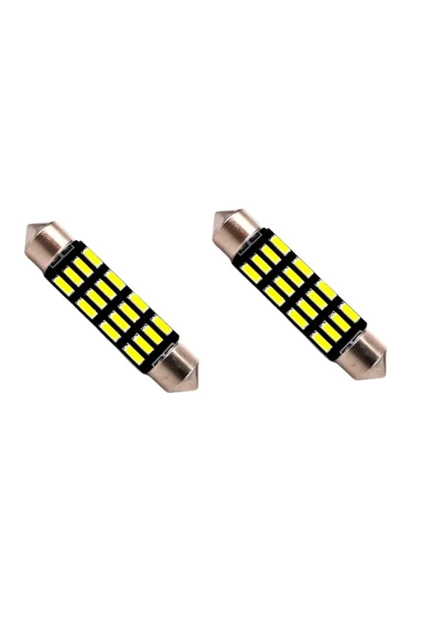 Fardoktoru 41mm Beyaz 16 Smd Sofit Oto Led Iç Aydınlatma Ampulü ürün görseli 1