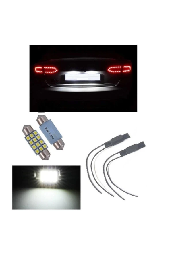 Fardoktoru Audi A4 (2002-2012) Led Plaka Aydınlatma Ampul Seti ürün görseli 1