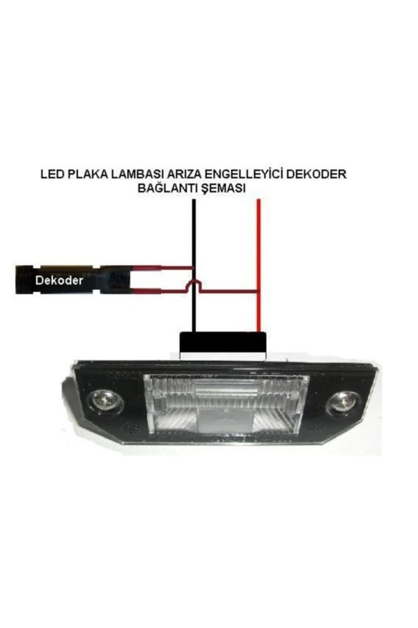 Fardoktoru Vw Golf 7 Beyaz Led Plaka Lambası Seti - Resim 2
