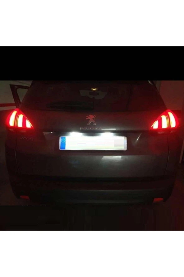 Fardoktoru Peugeot 2008 Led Plaka Lambası Aydınlatma Ampulü T10 ürün görseli 1