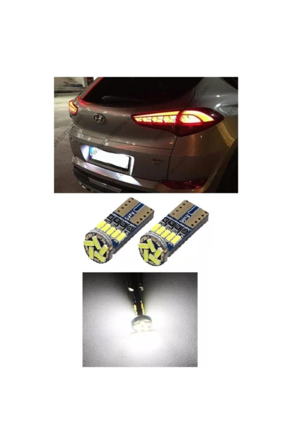 Fardoktoru Hyundaı Tucson Led Plaka Aydınlatma Ampulü T10 W5w ürün görseli 1