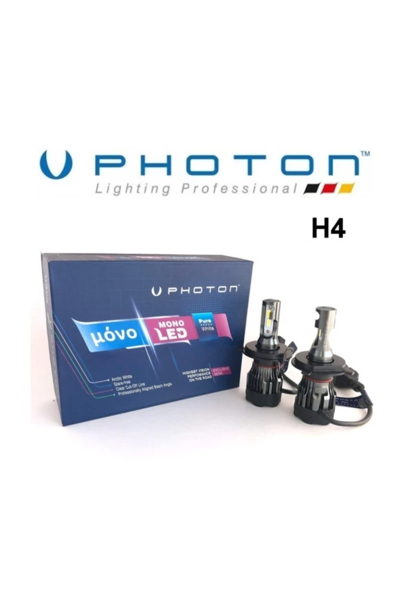 Photon Nıssan Juke Led Xenon Şimşek Etkili Oto Ampulü Mono H4 ürün görseli 1