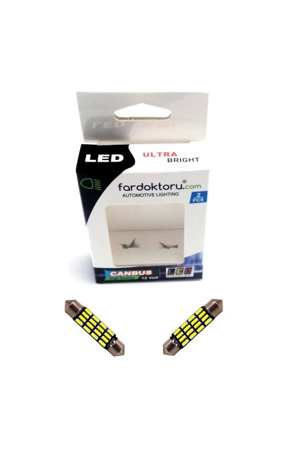 Fardoktoru 39mm Sofit Oto Led Ampulü Beyaz 16 Smd ürün görseli 1