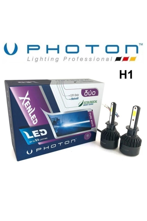 Photon Duo H1 Led Xenon Oto Ampulü Gri Slim Seri 2023 ürün görseli 1
