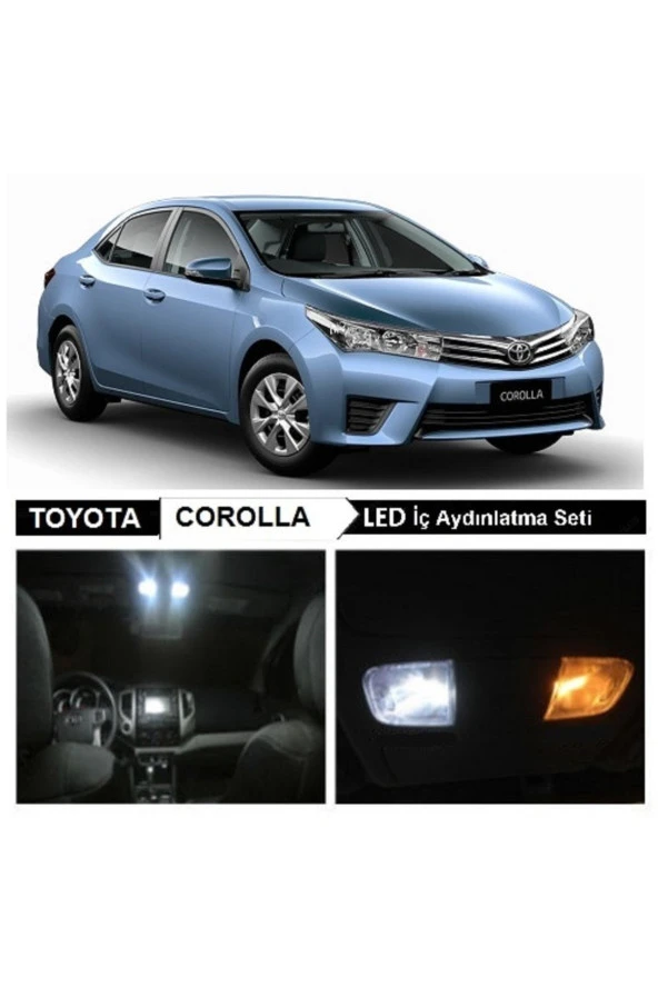 Fardoktoru Toyota Corolla (2013-2017) Led Iç Aydınlatma Ampul Seti 6 Adet ürün görseli 1
