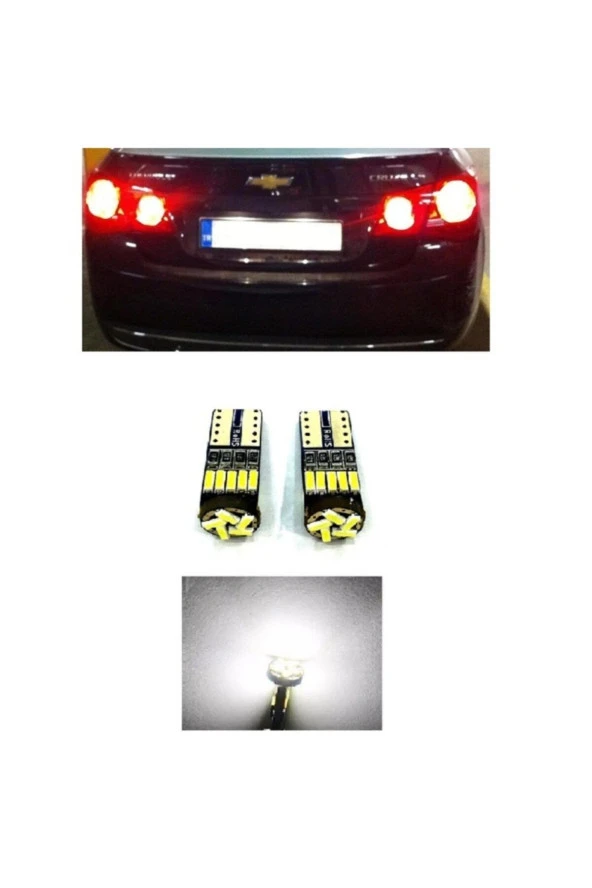Fardoktoru Chevrolet Cruze Led Plaka Lambası Aydınlatma Ampulü T10 W5w ürün görseli 1