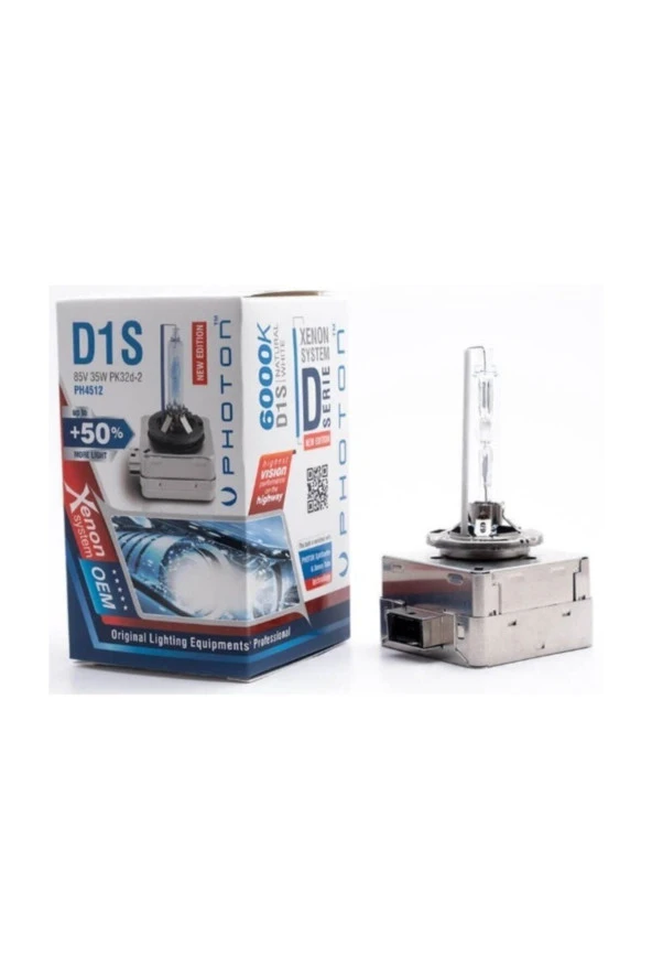 Photon D1s 6000k +%50 Fazla Işık Xenon Ampul ürün görseli 1
