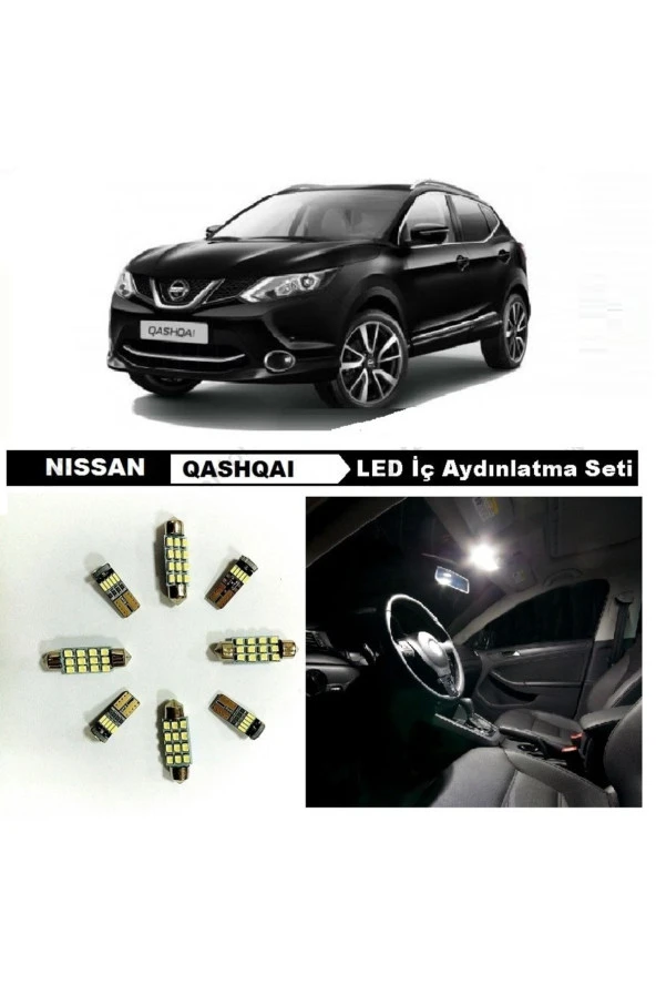 Fardoktoru Nıssan Qashqaı J11 Led Iç Aydınlatma Ampul Seti Beyaz 6 Adet ürün görseli 1