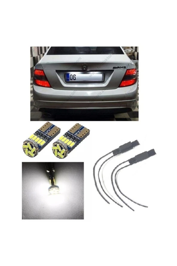 Fardoktoru Mercedes C180 Led Plaka Ampul Seti W204 ürün görseli 1