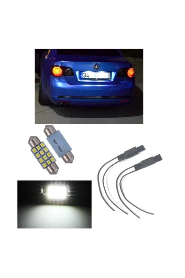 Fardoktoru Vw Jetta Mk5 Led Plaka Lambası Ampul Seti ürün görseli 1