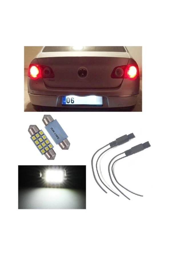 Fardoktoru Vw Passat B6 Led Plaka Lambası Ampul Seti ürün görseli 1