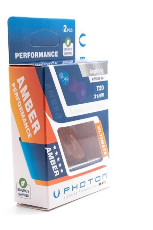 Photon T20 Turuncu Çift Duy Naturel Amber Oto Ampul Ph5523na ürün görseli 1