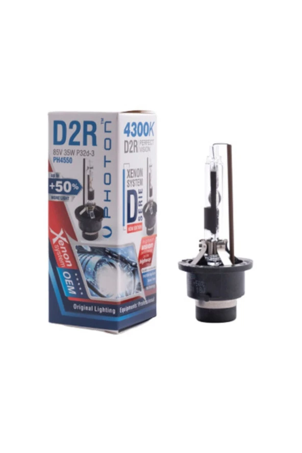 Photon D2r 4300k Xenon Yedek Ampulü %50 Fazla Işık ürün görseli 1
