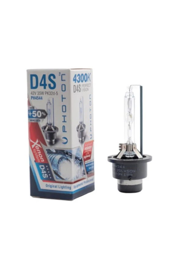 Photon D4s 4300k Xenon Yedek Ampulü %50 Fazla Işık ürün görseli 1