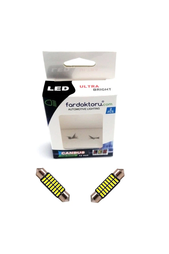 Fardoktoru 36mm Beyaz 16 Smd Sofit Oto Led Ampulü ürün görseli 1