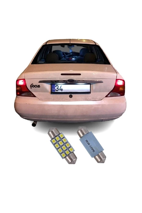 Fardoktoru Ford Focus 1 Led Plaka Aydınlatma Ampulü 39mm Sofit ürün görseli 1