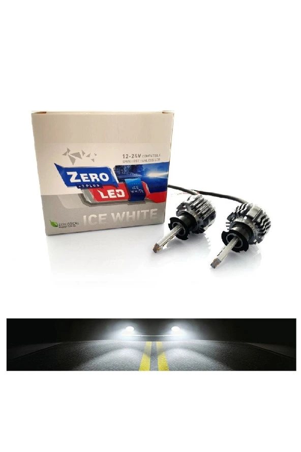 Fardoktoru H3 Led Xenon Oto Ampul Zero Fansız Beyaz ürün görseli 1