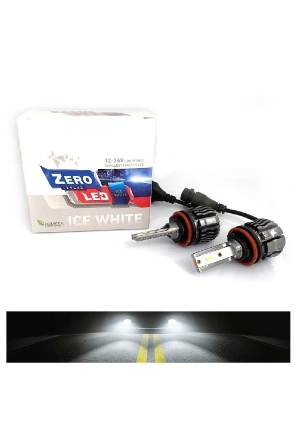 Fardoktoru H8 Led Xenon Oto Ampul Zero Fansız Beyaz ürün görseli 1